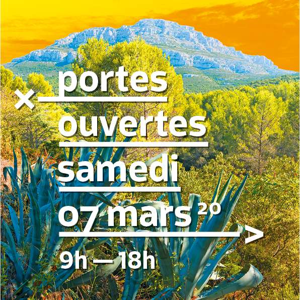 Invitation de l'esadmm (Ecole Supérieure d'Arts et de Design Marseille-Méditerranée)