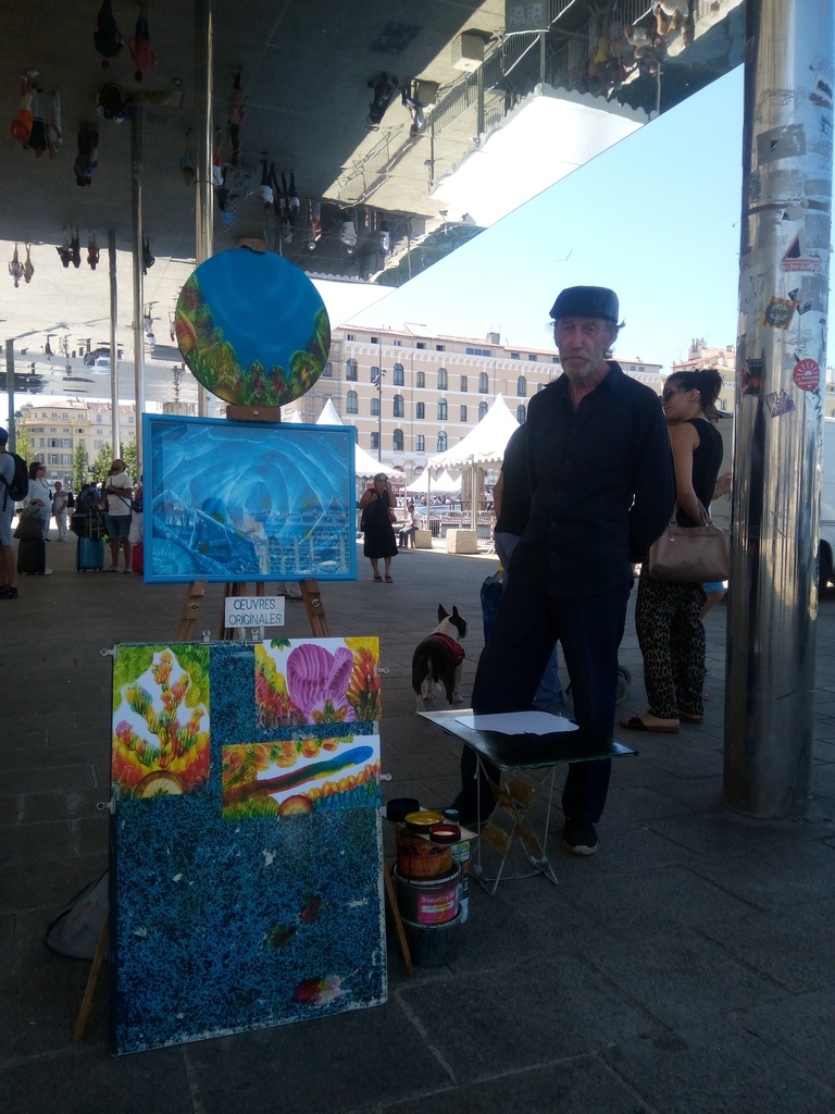 Monsieur Feuillet et quelques unes de ses peintures !