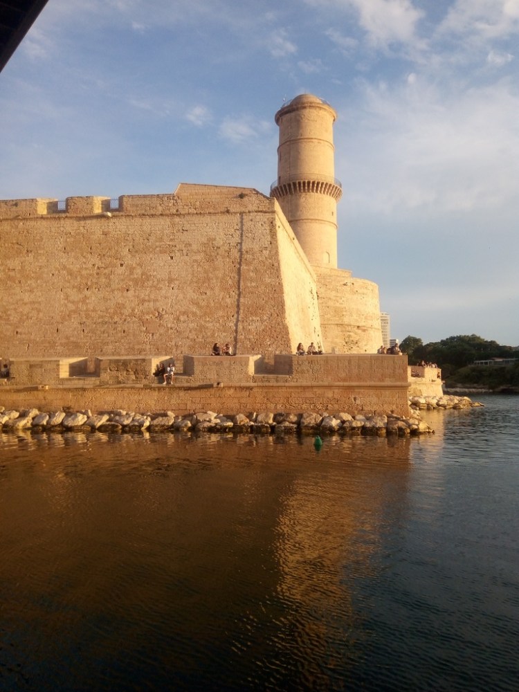 Le fort Saint-Jean à proximité du point d'amarrage du bateau